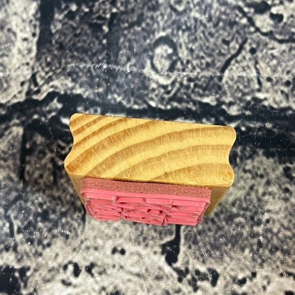 CraftSmart EASTER EGG HUNT Wood Mounted Stamp Craft Smart Mounted Rubber Stamp - Picture 5 of 6